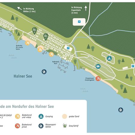 Haus Im Schilf 2 - Ferienwohnungen Am Hainer See Bei Leipzig Neukieritzsch Buitenkant foto